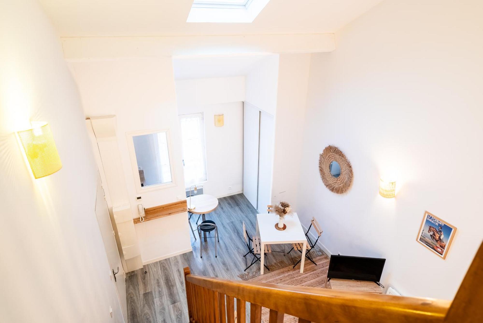 Appartement Mon - Gare De - Duplex 2 - Parking En Supp
