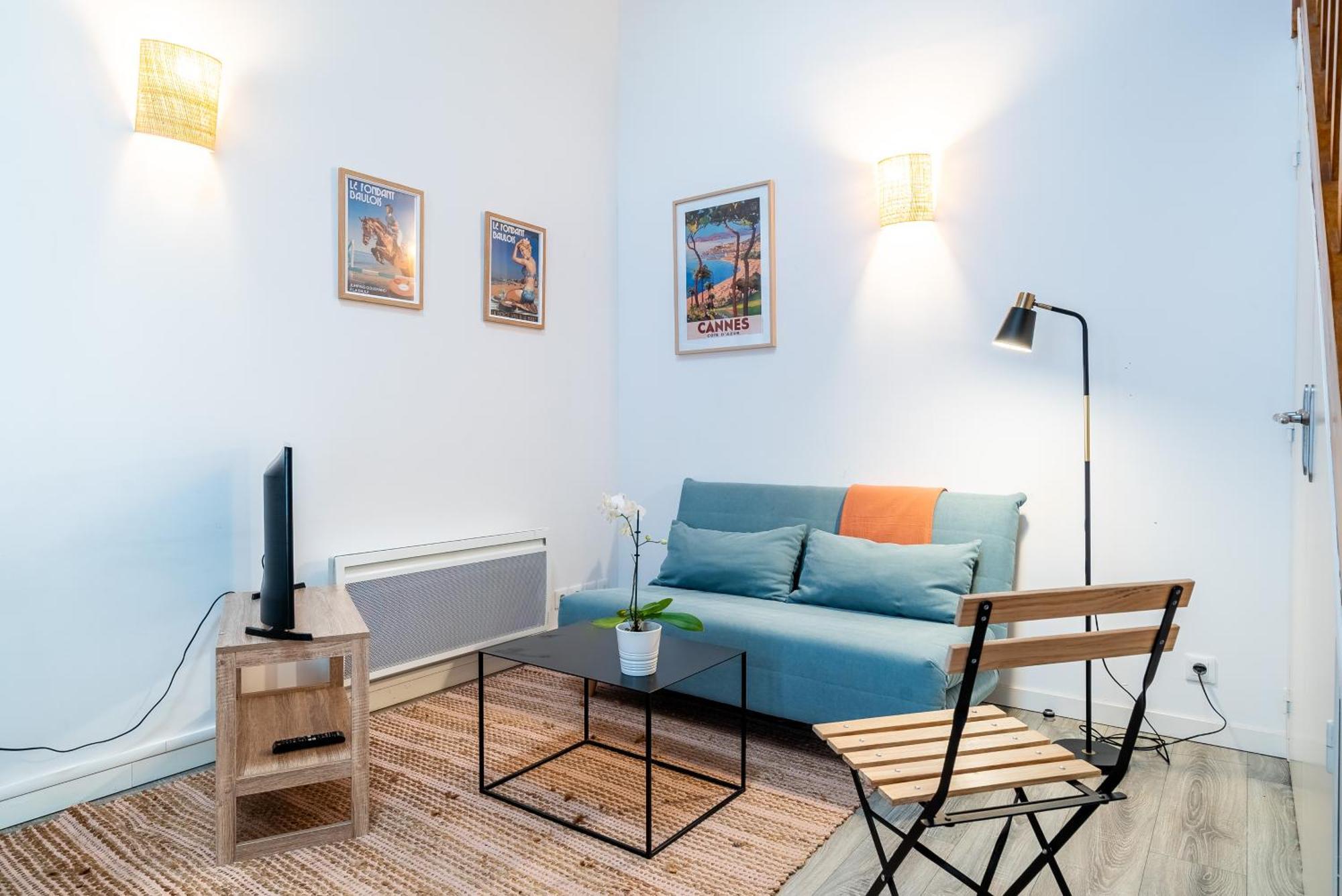Appartement Mon - Gare De - Duplex 2 - Parking En Supp