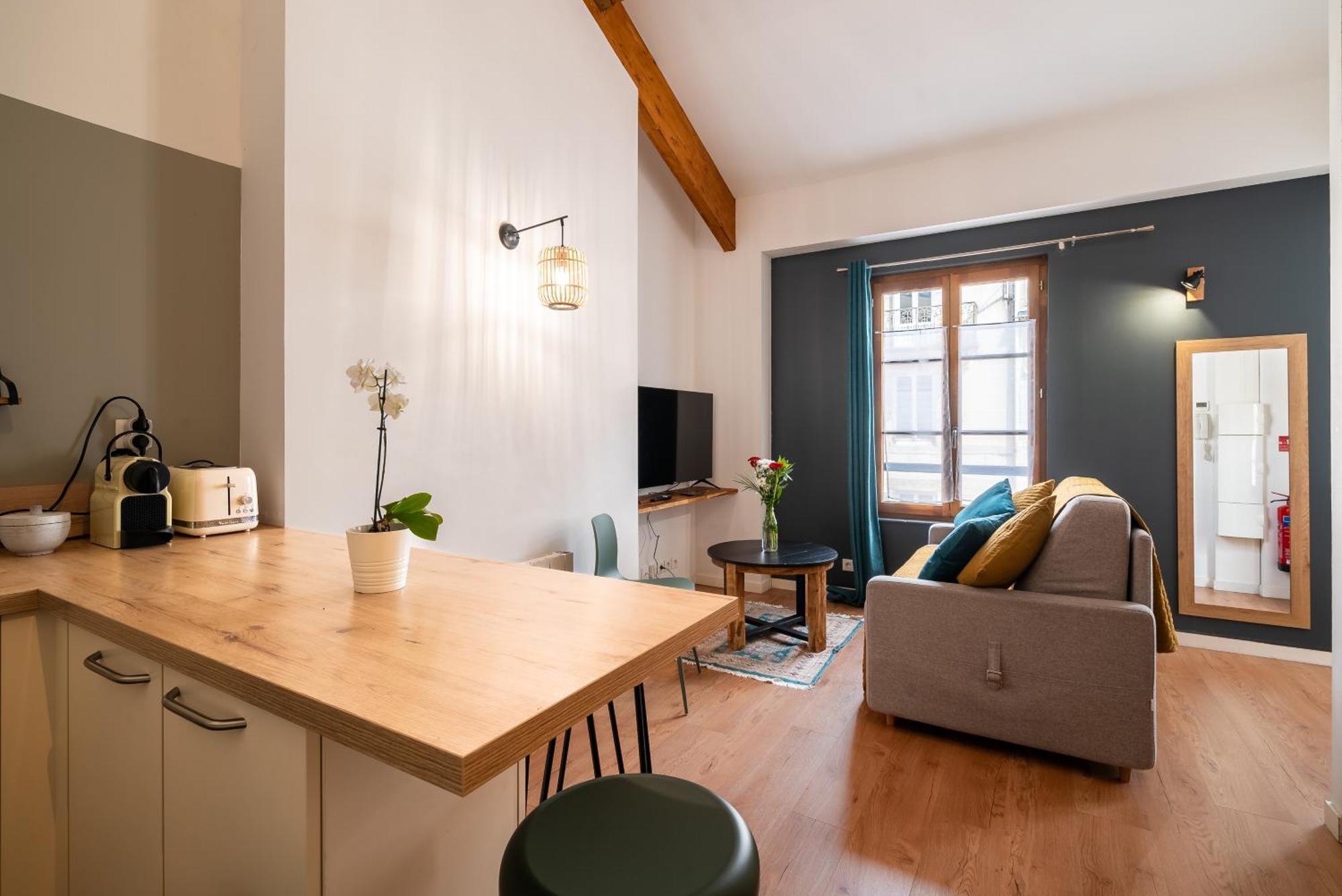 Appartement Mon - Gare De - Duplex 2 - Parking En Supp